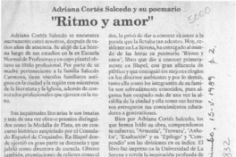 "Ritmo y amor"  [artículo] Hugo Thénoux Moure.