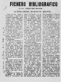 Fichero bibliográfico  [artículo] Carlos René Ibacache.