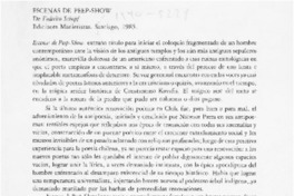 Escenas de peep-show  [artículo] Enrique Volpe.