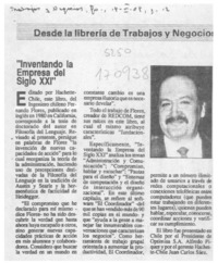 "Inventando la empresa del siglo XXI"  [artículo].