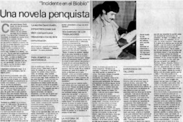 "Incidente en el Bío Bío" una novela penquista