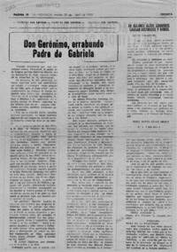 Don Gerónimo, errabundo padre de Gabriela  [artículo] Oriel Alvarez G.