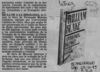 De la fe a la ideología  [artículo].