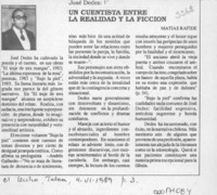 Un cuentista entre la realidad y la ficción