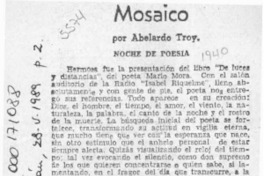 Mosaico  [artículo] Abelardo Troy.