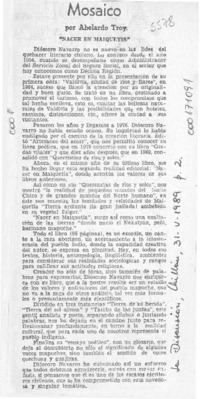 Mosaico  [artículo] Abelardo Troy.