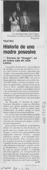 Historia de una madre posesiva  [artículo] H. E.