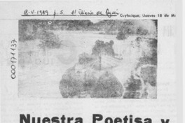 Nuestra poetisa y el mes del mar