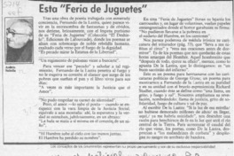 Esta "Feria de juguetes"