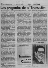 Las preguntas de la transición  [artículo] Rodolfo Gambetti.