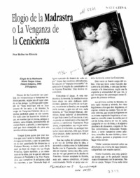 Elogio de la Madrastra o la venganza de la cenicienta  [artículo] Roberto Rivera.