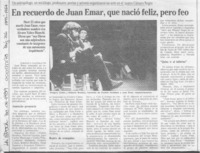 En recuerdo de Juan Emar, que nació feliz, pero feo  [artículo] Verónica Waissbluth.
