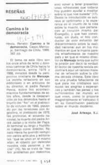 Camino a la democracia