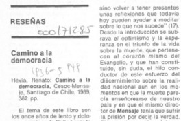 Camino a la democracia