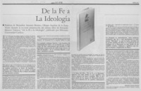 De la fe a la ideología