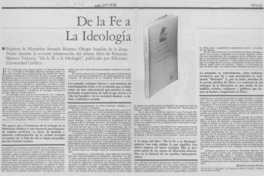 De la fe a la ideología