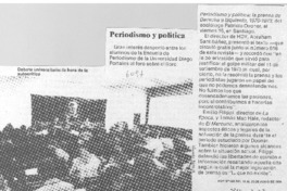 Periodismo y política