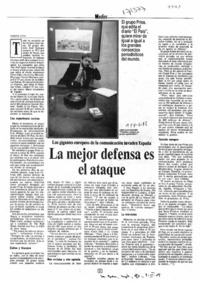 La mejor defensa es el ataque  [artículo] Samuel Silva.