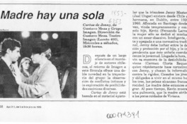 Madre hay una sola  [artículo] Juan Andrés Piña.