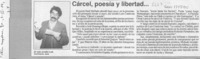 Cárcel, poesía y libertad --  [artículo].