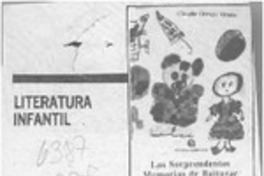 Las sorprendentes memorias de Baltazar  [artículo] M. Ester Roblero.