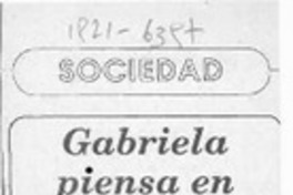 Gabriela piensa en América  [artículo] G. Angelcos.