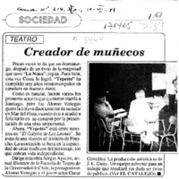 Creador de muñecos  [artículo].