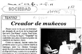 Creador de muñecos  [artículo].