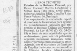 Estudios de la reforma procesal