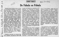 De fábula en fábula  [artículo] Andrés Sabella.