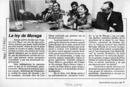La Ley de Moraga  [artículo].