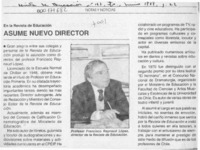Asume nuevo director  [artículo].