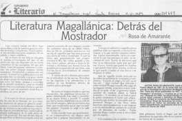 Literatura magallánica, destrás del mostrador