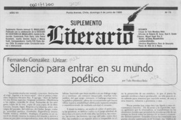 Silencio para entrar en su mundo poético