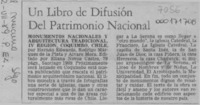 Un Libro de difusión del patrimonio nacional  [artículo].