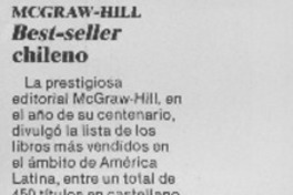 Best-seller chileno  [artículo].
