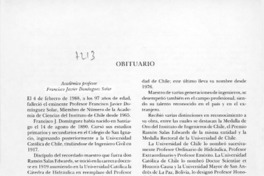 Obituario  [artículo].