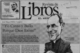 "Yo canto y bailo porque Dios existe"  [artículo] Ana María Larraín.