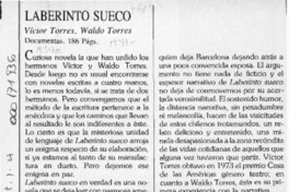 Laberinto sueco  [artículo].