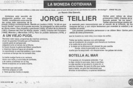 Jorge Teillier  [artículo] Ramón Díaz Eterovic.