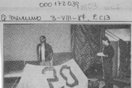 Ayer fue estrenada obra de J. Radrigán  [artículo].