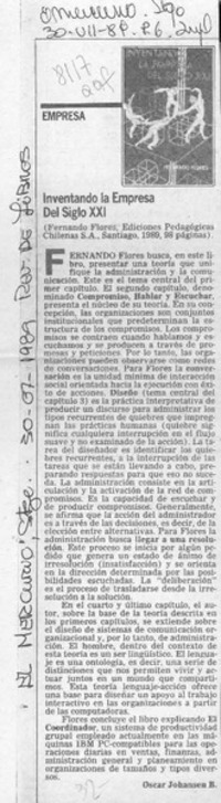 Inventando la empresa del siglo XXI