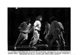 "Lección de anatomía" crítica, drama y amor  [artículo] A. R. R.