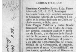 Literatura contable  [artículo].