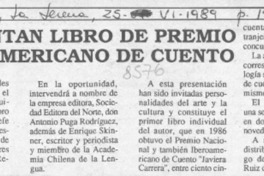 Presentan libro de premio iberoamericano de cuento  [artículo].