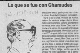 Lo Que se fue con Chamudes  [artículo].