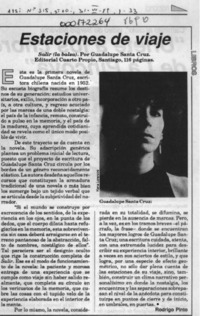 Estaciones de viaje  [artículo] Rodrigo Pinto.