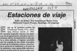 Estaciones de viaje  [artículo] Rodrigo Pinto.