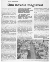 Una novela magistral