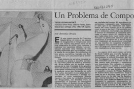 Un problema de composición  [artículo] Antonio Avaria.
